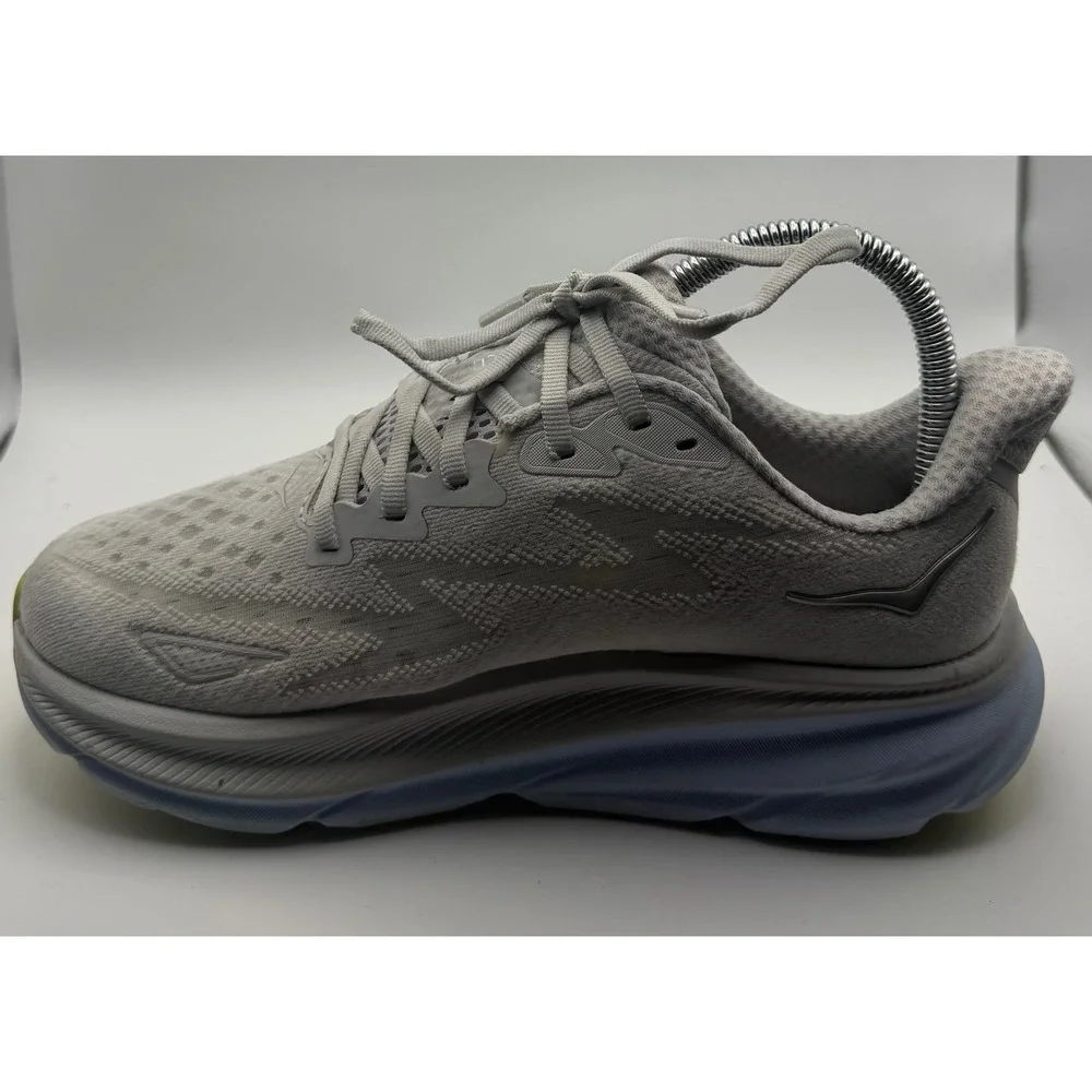 Hoka One One Clifton 8 Running Shoes Womens 6 Grey Good Athletic Sneaker